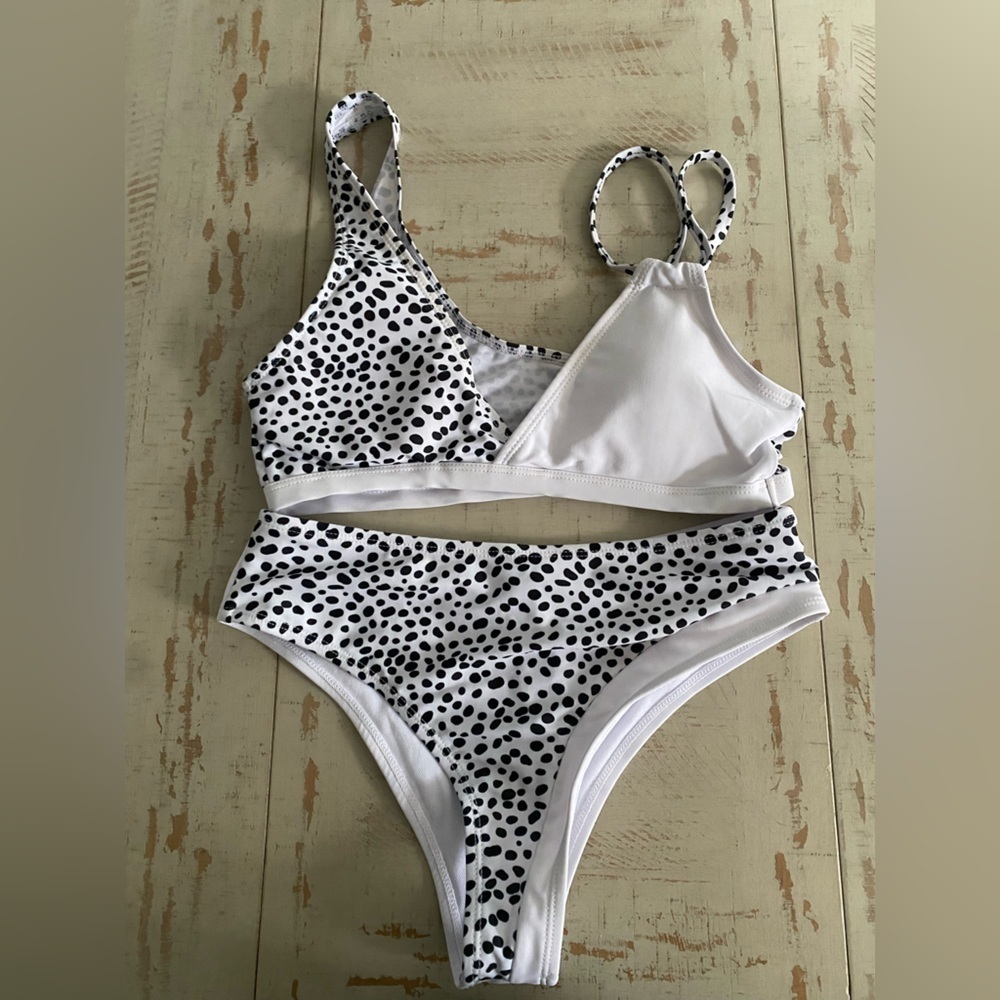 Shein Cheetah Bathing Suit Bikini Set